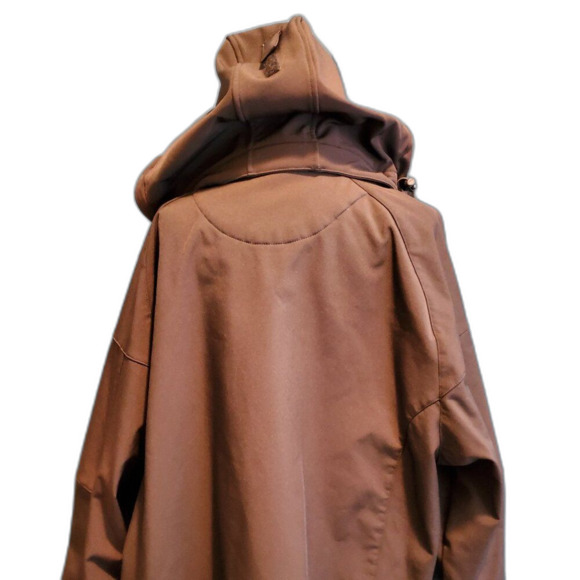 Black Waterproof Castrol Coat with Zip off hood XXL - Picture 2 of 8